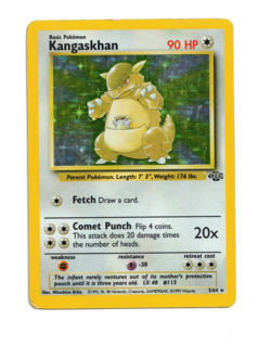 Pokemon Card: Kangaskhan HOLO 5/64 Jungle Set Vintage Rare! GD - Image 1