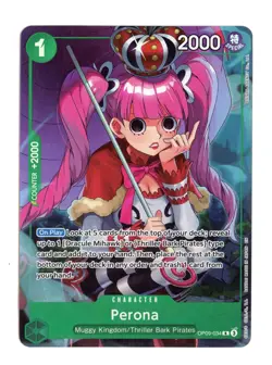 Perona (Illustration Box Vol.4) OP09-034 R One Piece Promotion Cards English NM - Image 1