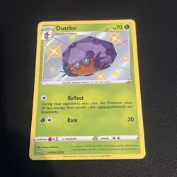 Dottler SV008/SV122 Shiny Holo Rare Shining Fates Pokemon Card - Image 1