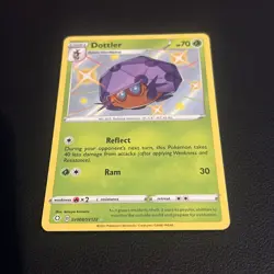Dottler SV008/SV122 Shiny Holo Rare Shining Fates Pokemon Card - Image 2