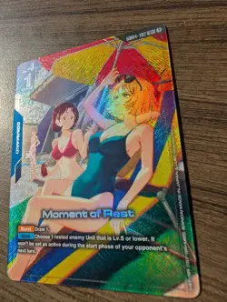 Moment of Rest GD04-102 U+ NM Gundam Card Game Phantom Aria - Image 2