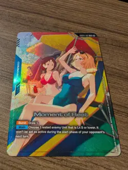 Moment of Rest GD04-102 U+ NM Gundam Card Game Phantom Aria - Image 4