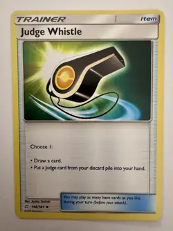 Judge Whistle 146/181 - Team Up - Uncommon - Pokemon Card TCG - LP - Image 1
