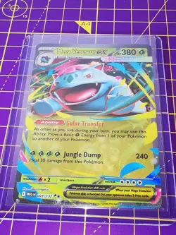 Mega Venusaur EX 003/132 Pokemon TCG Mega Evolution Double Rare Holo Card - Image 1