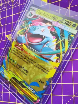 Mega Venusaur EX 003/132 Pokemon TCG Mega Evolution Double Rare Holo Card - Image 3