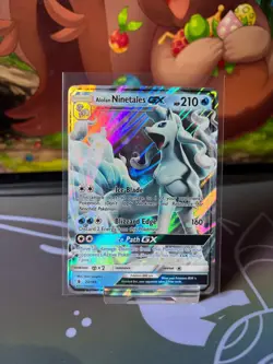 Alolan Ninetales GX - 22/145 - Guardians Rising - Ultra Rare Pokemon TCG LP Card - Image 1