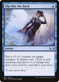 MTG - Slip Out the Back - Streets of New Capenna - X1 - (NM) - #S5435 - Image 1