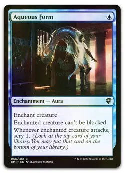 Aqueous Form #56 (Foil) (LP) Commander Legends CMR Magic MTG - Image 1