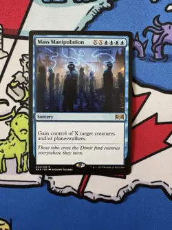 Mass Manipulation x1 Mtg Ravnica Allegiance - Image 1