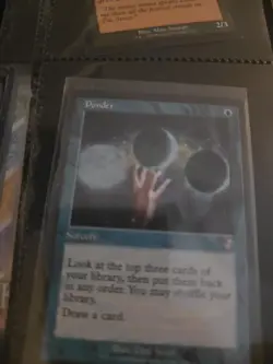 MTG Magic the Gathering Ponder (315/429) Time Spiral Remastered Has Been Played - Image 1