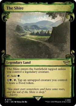 MTG Foil - The Shire (Showcase Scrolls) - 711 / NM / English - Image 1