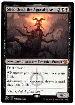 Sheoldred, the Apocalypse 107/281 Mythic Non Foil Dominaria United MTG Near Mint - Image 1