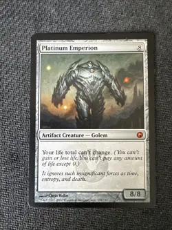 Magic: The Gathering (MTG) Platinum Emperion. Scars of Mirrodin - Image 1