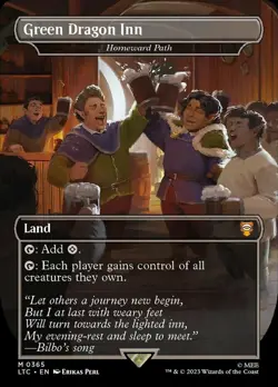 1x Green Dragon Inn (Homeward Path) (365) ~~ Borderless - Foil NM-Mint, English - Image 1