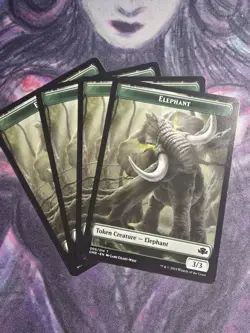 x4 Elephant Token Dominaria Remastered Regular 4x - Image 1