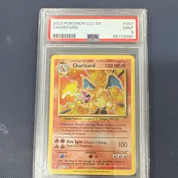 The Pokemon Company 2023 Charizard 003/034 TCG Classic Holo English PSA 9 - Image 1