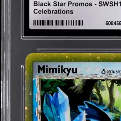 2021 Pokemon Sword And Shield Black Star Promos Mimikyu CGC 10 Celebrations Holo - Image 4