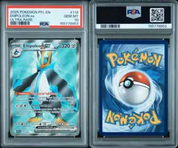 2025 Pokemon Phantasmal Flames # 114 Empoleon EX Ultra Rare PSA 10 Card GEM MINT - Image 3
