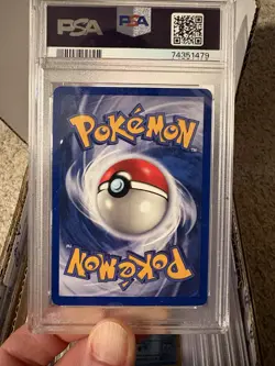 Poliwrath Holo Rare Pokemon 2000 Base Set 2 15/130 PSA 8 NM Mint - Image 3