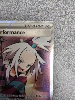 Pokemon TCG: Chaos Rising Roxie's Performance 112/086 Full Art Trainer UR NM - Image 5