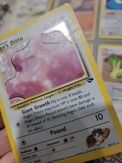 Pokemon Gym Challenge Koga's Ditto 10/132 - Gym Challenge (G2) - Image 2