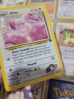 Pokemon Gym Challenge Koga's Ditto 10/132 - Gym Challenge (G2) - Image 3