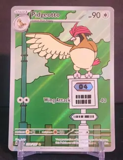 Pidgeotto 208/197 - Obsidian Flames Illustration Rare Pokemon TCG - Image 1