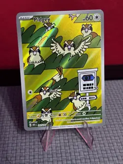 Pidgey 207/197 OBF Obsidian Flames Illustration Rare NM Pokemon - Image 1