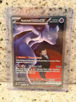 Pokemon TCG Ascended Heroes Team Rockets Mewtwo EX SIR 281/217 NM - Image 1