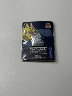 Pokemon 2023 World Championships Yokohama Japan Competitor PIn - New/Sealed - Image 1