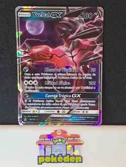 Yveltal GX 79/131 Sm-Forbidden Light Holo Rare Pokemon TCG NM - Image 1