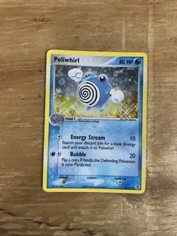 Vintage Poliwhirl Pokemon TCG 46/112 FireRed & LeafGreen Reverse Holo Light Play - Image 1