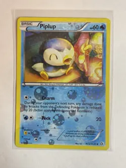 2013 Pokemon Piplup Holo RC6/RC25 Legendary Treasures: Radiant Collection - Image 1