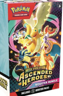 Pokemon TCG Mega Evolution Ascended Heroes Booster Bundle Presale - Image 1