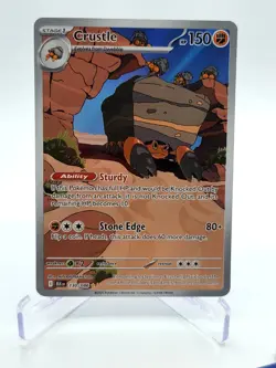 Crustle - 130/086 Pokemon SV: Black Bolt Holo Illustration Rare NM - Image 1