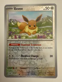 Eevee 074/131 - Sv: Prismatic Evolutions Reverse Holo Pokemon - Image 1