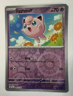 Jigglypuff Reverse Holo - PAL SV02: Paldea Evolved 083/193 Common NM Pokemon - Image 1