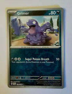 Grimer Pokemon Scarlet Violet Base SV1 Reverse Holo 126/198 - Image 1