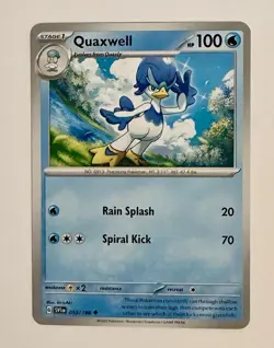Quaxwell Uncommon SV01: Scarlet & Violet Base Set 053/198 NM Pokemon - Image 1