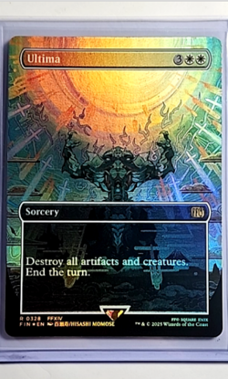 2025 MTG Magic the Gathering FIN Final Fantasy Borderless Foil #328 Ultima - Image 1
