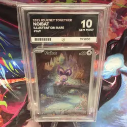 ACE 10 Noibat 169/159 IR 2025 Journey Together Pokemon TCG illustration rare - Image 1