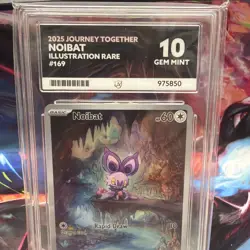 ACE 10 Noibat 169/159 IR 2025 Journey Together Pokemon TCG illustration rare - Image 3