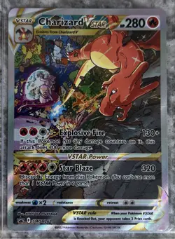 Pokemon TCG Charizard VSTAR SWSH262 Holo Black Star Promo Alternative Art - Image 1