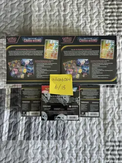 CHAOS RISING Pokemon Center ETB’s x2 + Booster Box + Booster Bundle x2 ✅IN-HAND✅ - Image 2