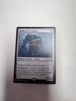 MTG Blightsteel Colossus the List Double Masters 235/332 Regular Mythic - Image 1