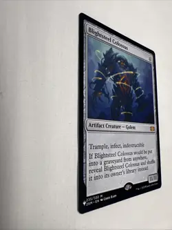 MTG Blightsteel Colossus the List Double Masters 235/332 Regular Mythic - Image 2