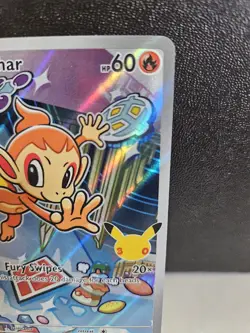 Pokemon Mega Evolutions 30th Anniversary Promo Chimchar #041 - Image 3