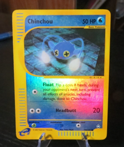 Pokemon Chinchou Reverse Holo Aquapolis 70/147 NM Yuka Morii - Image 1