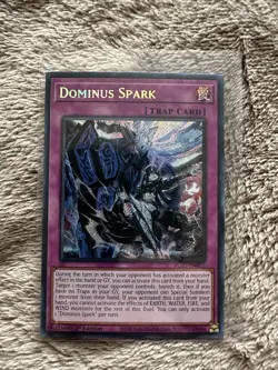 Yu-Gi-Oh Blazing Dominion Dominus Spark Secret Rare BLZD-EN077 - Image 1