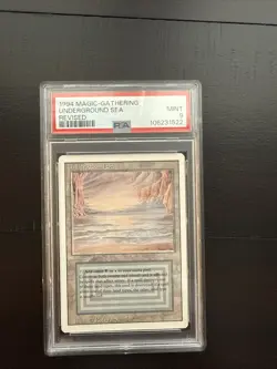 1994 Underground Sea Revised MTG Magic the Gathering Rare PSA 9 Mint - Image 1